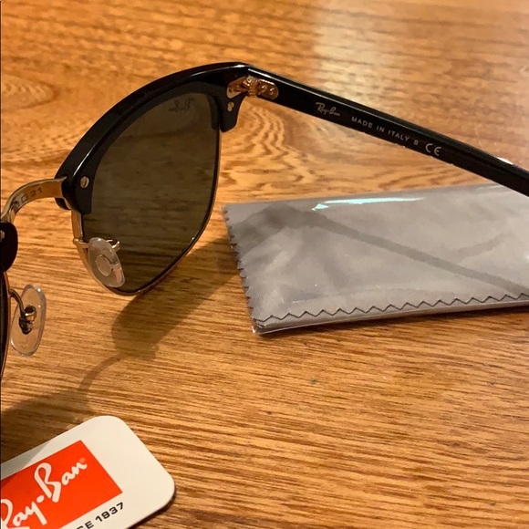 RAY-BAN CLUBMASTER CLASSIC SUNGLASSES - Picture 4 of 8